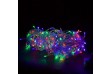 VOLTRONIC Vianočná reťaz 60m, 600 LED, farebná, zelený kábel