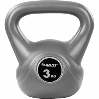 Kettlebell činka sivá - 3 kg